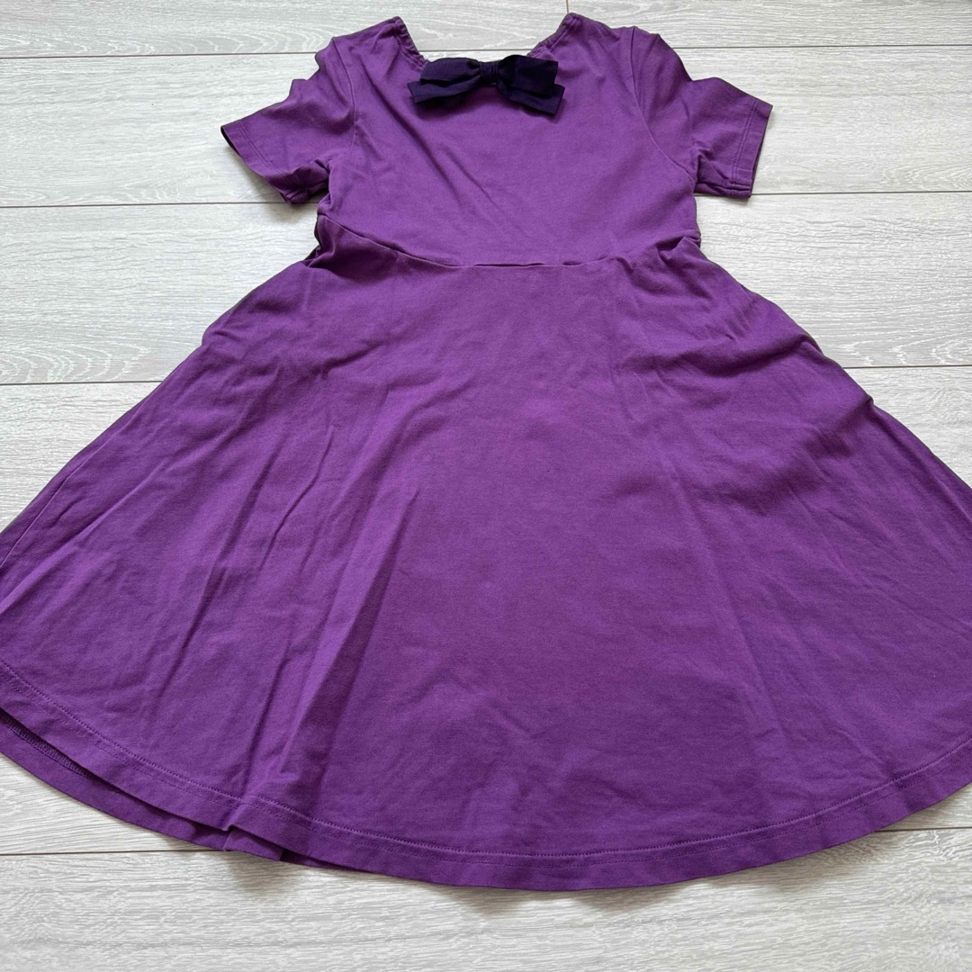 ANNA SUI mini(アナスイミニ)のアナスイミニ　リボン　ワンピース キッズ/ベビー/マタニティのキッズ服女の子用(90cm~)(ワンピース)の商品写真