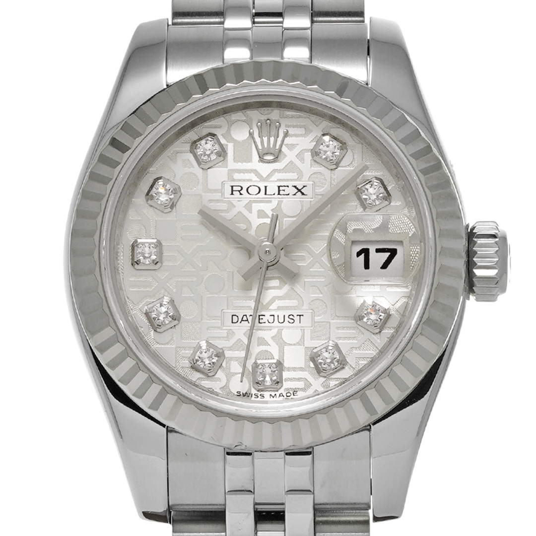 ROLEX(ロレックス)の中古 ロレックス ROLEX 179174G ランダムシリアル シルバーコンピュータ /ダイヤモンド レディース 腕時計 レディースのファッション小物(腕時計)の商品写真
