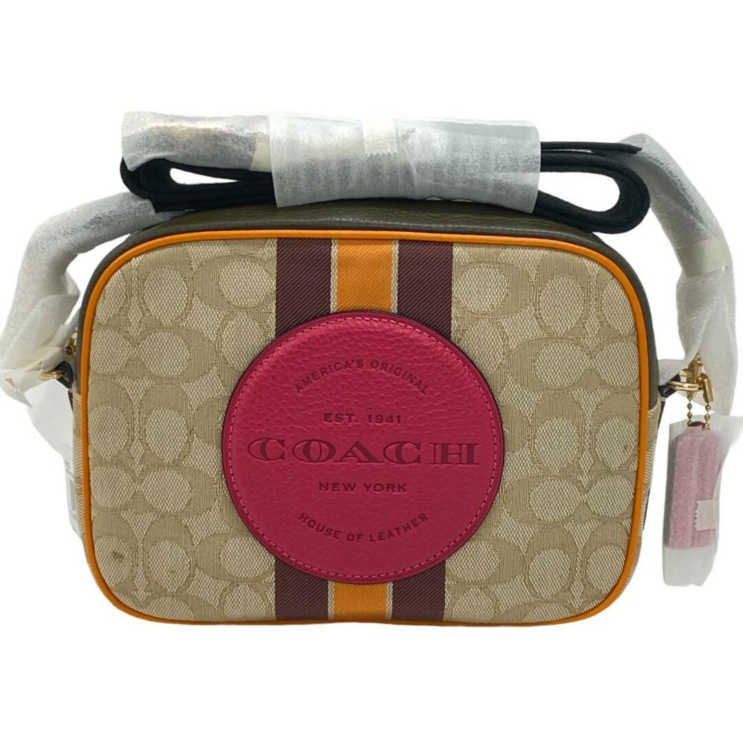 COACH(コーチ)のコーチ COACH ショルダーバッグ
 シグネチャー IMR1U 1912 DEMPSEY CAMERA BAG アウトレット ベージュ レディースのバッグ(ショルダーバッグ)の商品写真