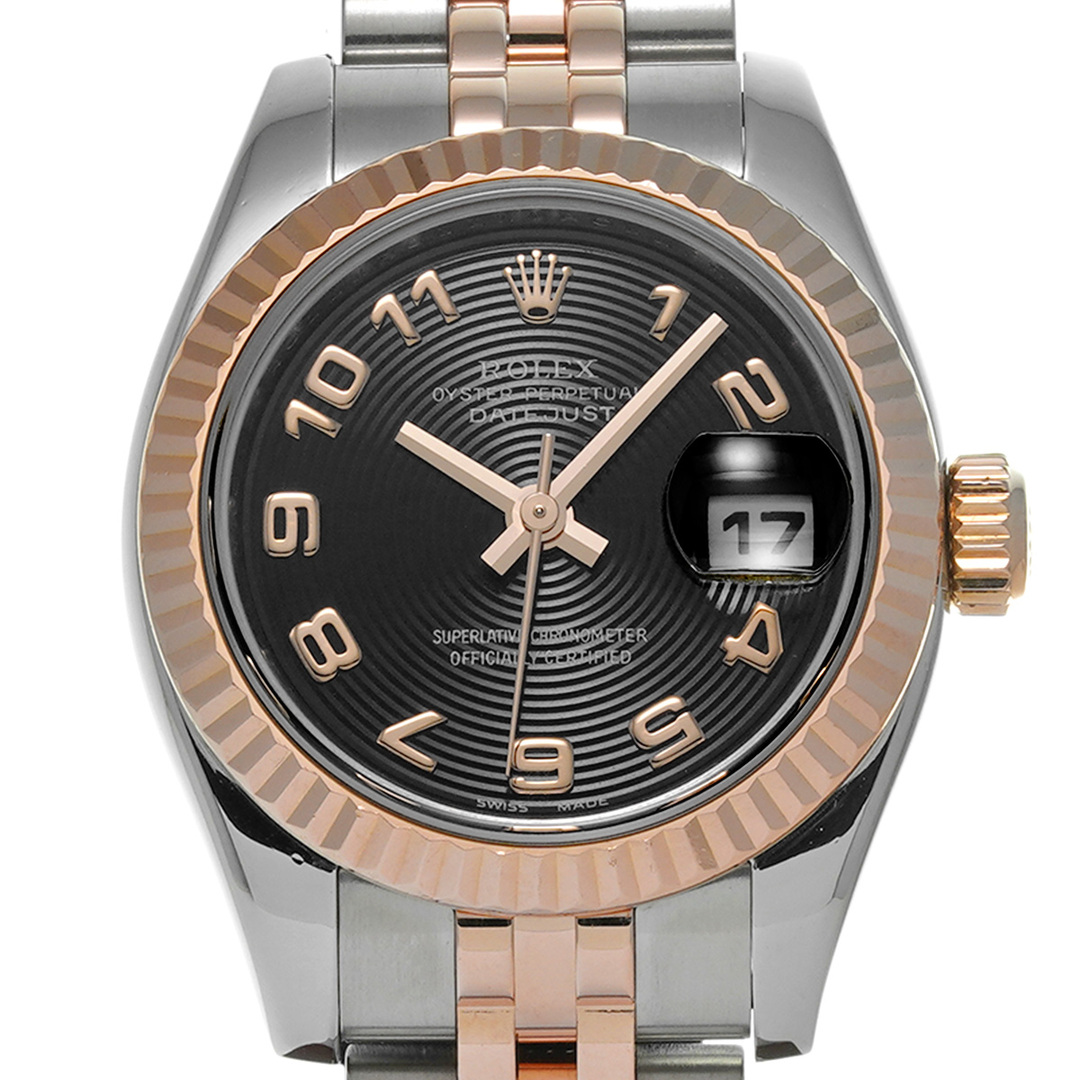 ROLEX(ロレックス)の中古 ロレックス ROLEX 179171 D番(2005年頃製造) ブラック レディース 腕時計 レディースのファッション小物(腕時計)の商品写真