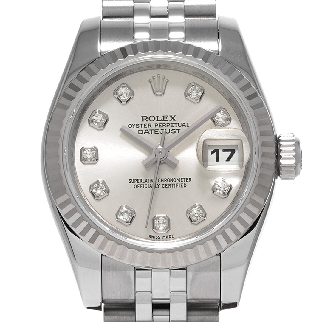 ROLEX(ロレックス)の中古 ロレックス ROLEX 179174G ランダムシリアル シルバー /ダイヤモンド レディース 腕時計 レディースのファッション小物(腕時計)の商品写真