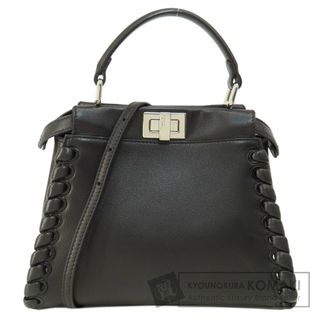 フェンディ(FENDI)のFENDI ピーカブーミニ 2WAY ハンドバッグ カーフ レディース(ハンドバッグ)