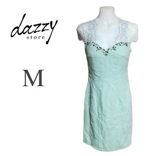 dazzy store - サマーツイード レーススリーブ タイト ミニドレス キャバドレス
