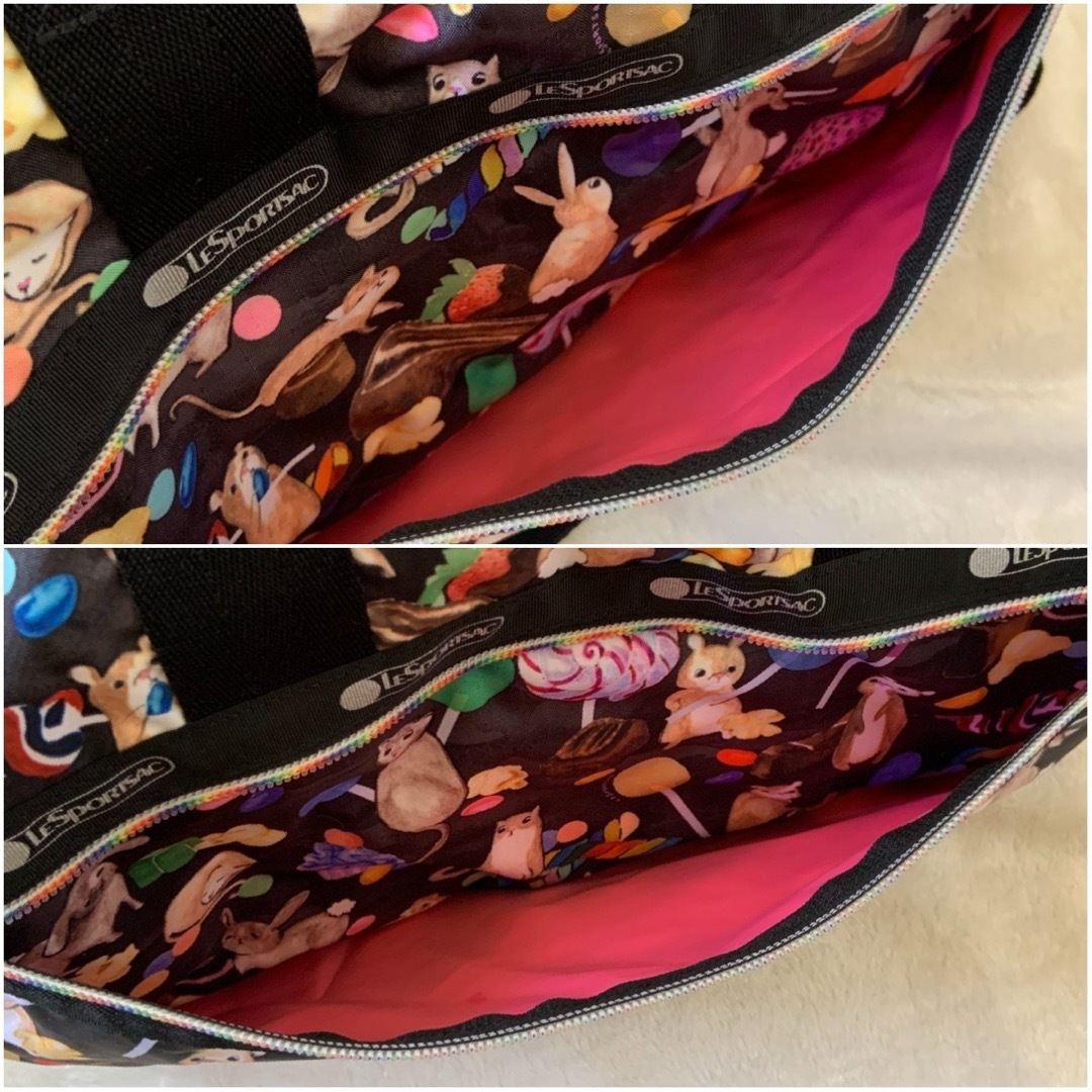 LeSportsac(レスポートサック)の美品★レスポートサック★ボストンバッグ★スイーツファクトリー柄★アニマル レディースのバッグ(ボストンバッグ)の商品写真