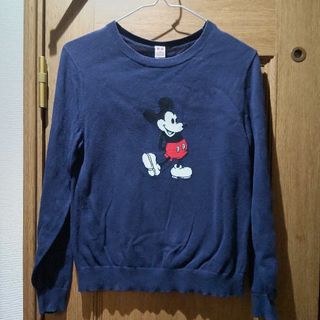 ユニクロ(UNIQLO)のディズニー　ミッキーのＴシャツ(長袖)　サイズ150　[469](Tシャツ/カットソー)