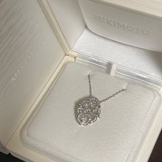 【超美品】2wayミキモトダイヤモンドペンダント兼ブローチ0.43ct k18