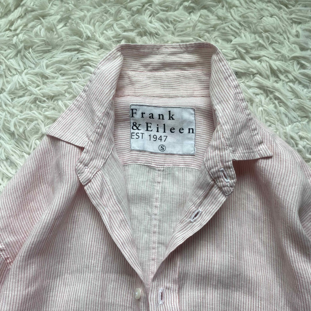 Frank&Eileen(フランクアンドアイリーン)の美品✨フランクアンドアイリーン シャツ 春服 ブラウス 夏服 ストライプ柄 レディースのトップス(シャツ/ブラウス(長袖/七分))の商品写真