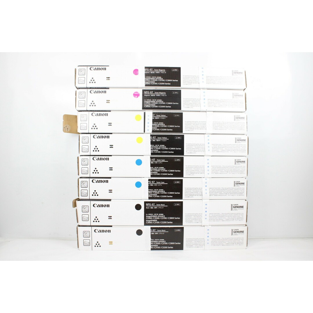 17000円 未使用 CANON 純正 トナー NPG-67 4色8本(マゼンタ 17000円 未使用 CANON 純正 トナー NPG-67 4色8本(マゼンタ