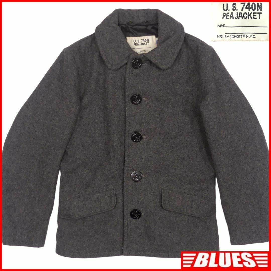 schott - Schott ショット Pコート S ピーコート 36 シングル schott - Schott ショット Pコート S ピーコート 36 シングル