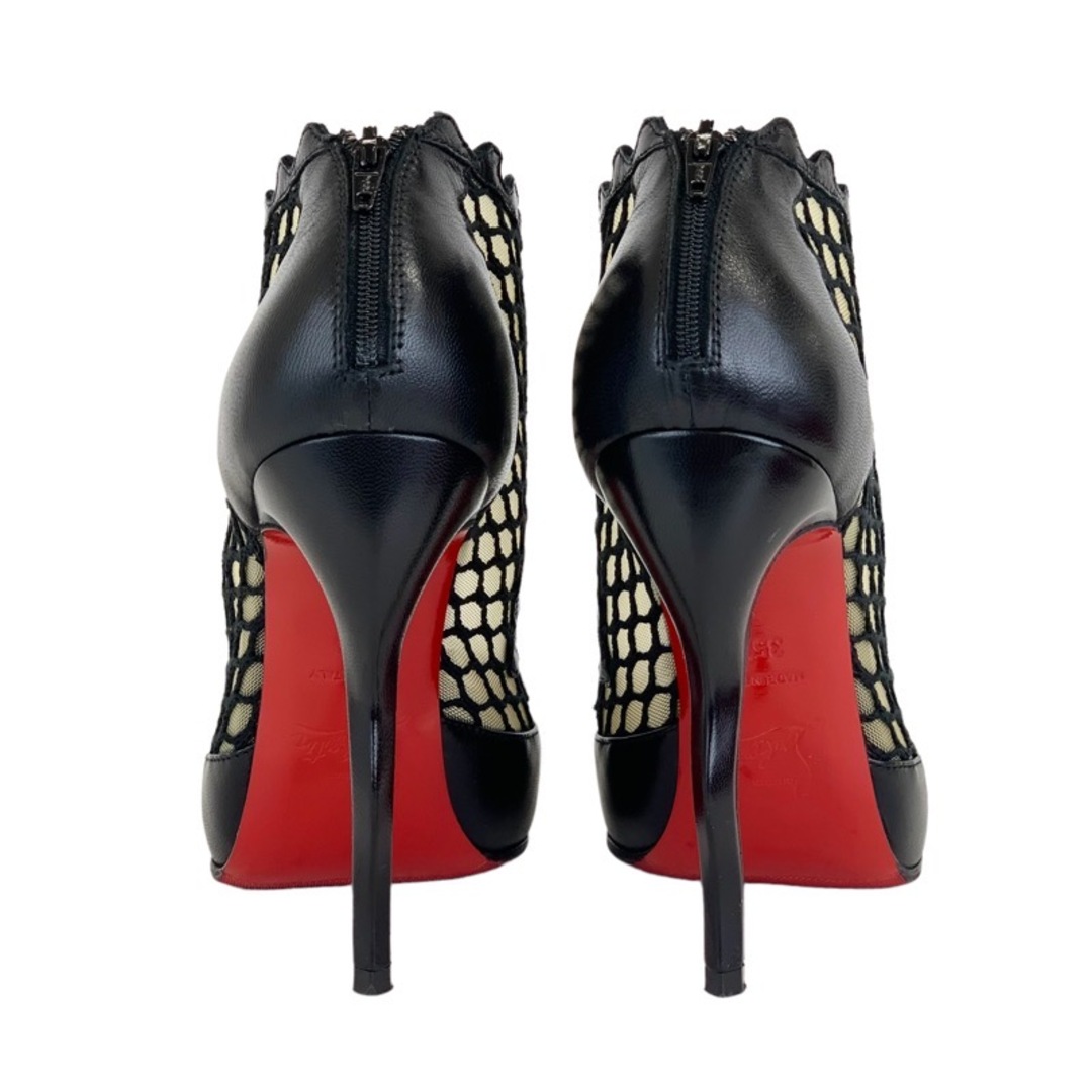 Christian Louboutin(クリスチャンルブタン)のクリスチャンルブタン Christian Louboutin ブーツ ショートブーツ 靴 シューズ レザー メッシュ ブラック ブーティ レディースの靴/シューズ(ブーティ)の商品写真