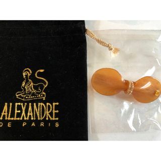 Alexandre de Paris - 新品　アレクサンドルドゥパリ　リボン　バレッタ　スワロフスキー