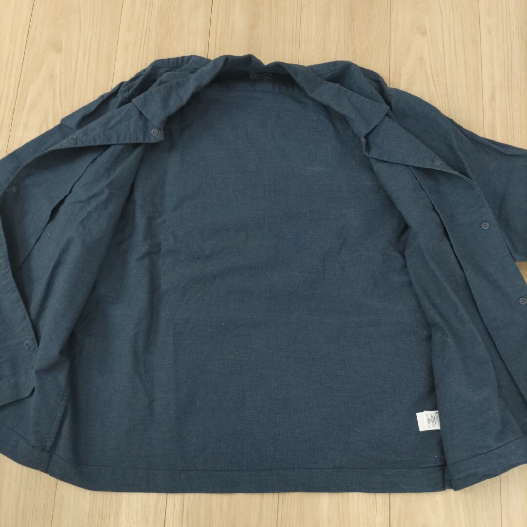MUJI (無印良品)(ムジルシリョウヒン)の無印良品　綿100%長袖シャツ　М メンズのトップス(シャツ)の商品写真