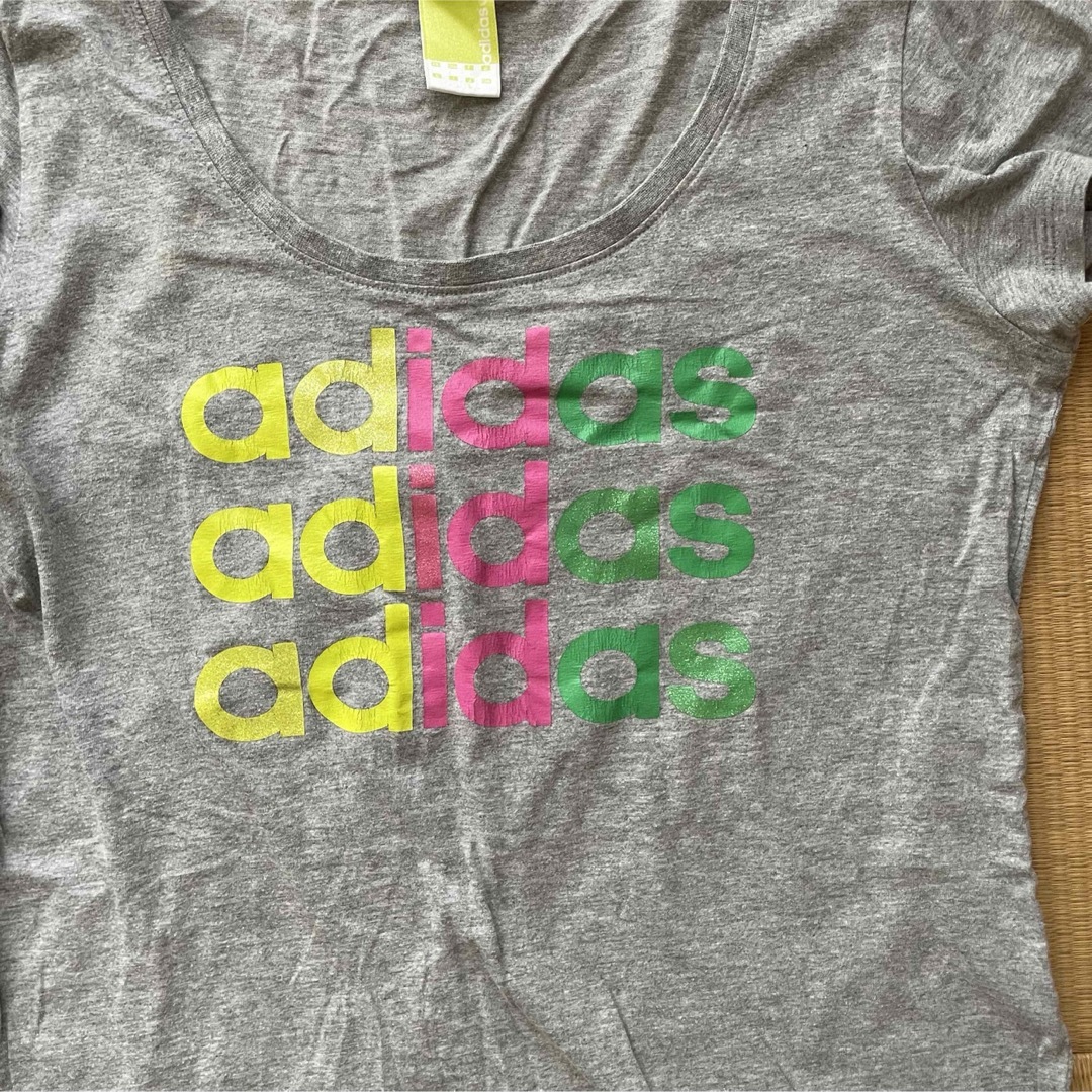 adidas(アディダス)のレディースadidas/L レディースのトップス(Tシャツ(半袖/袖なし))の商品写真
