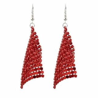 ♪♪ タッセルボヘミア　red(ピアス)(ピアス)