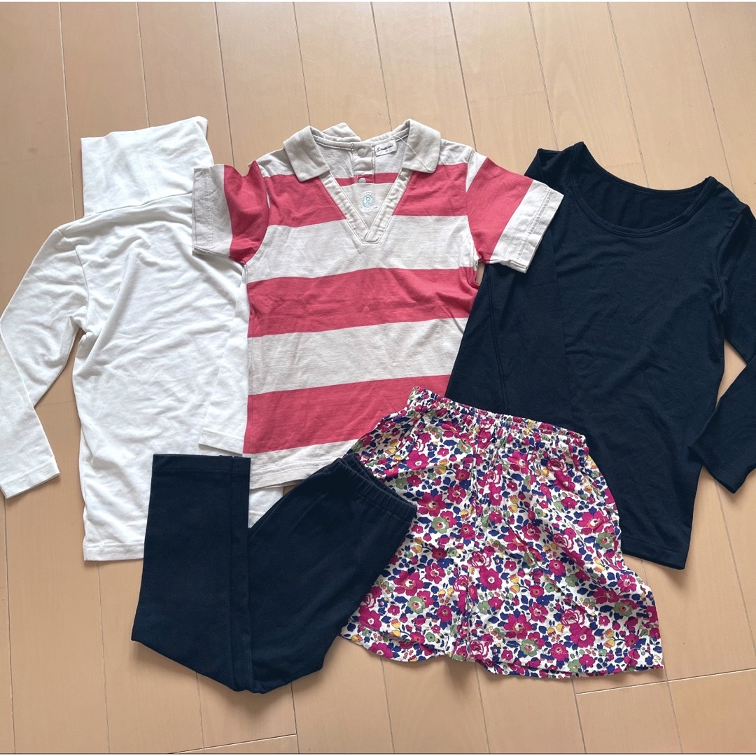 UNIQLO(ユニクロ)のユニクロ★コンビミニ★まとめ売り キッズ/ベビー/マタニティのキッズ服女の子用(90cm~)(Tシャツ/カットソー)の商品写真