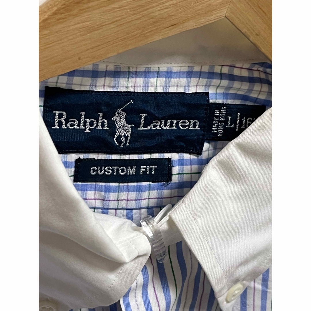 Ralph Lauren(ラルフローレン)のラルフローレン　ストライプシャツ　サイズL メンズのトップス(シャツ)の商品写真