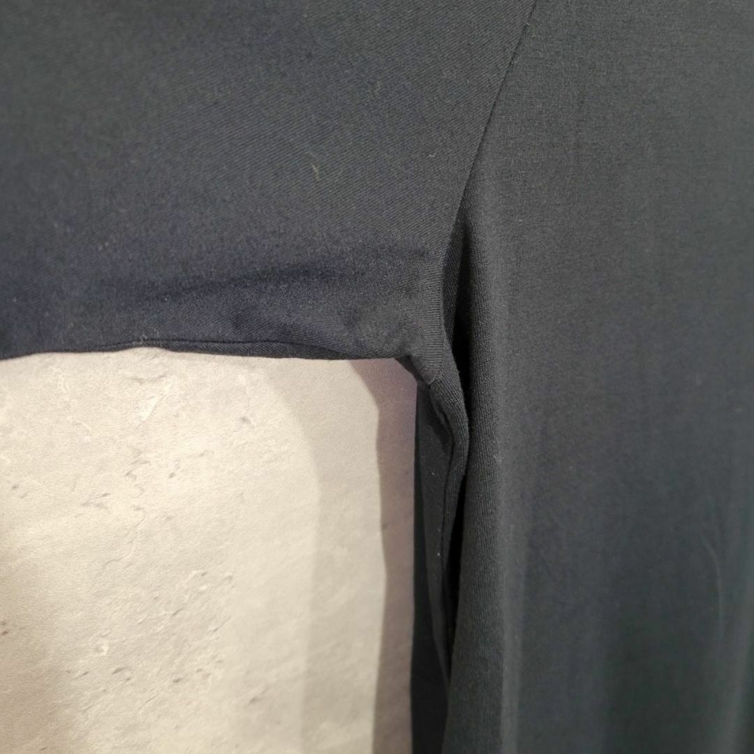 Rope' Picnic(ロペピクニック)のロペピクニック Vネック 半袖 プルオーバー カットソー 半袖 ブラック 春夏 レディースのトップス(Tシャツ(半袖/袖なし))の商品写真