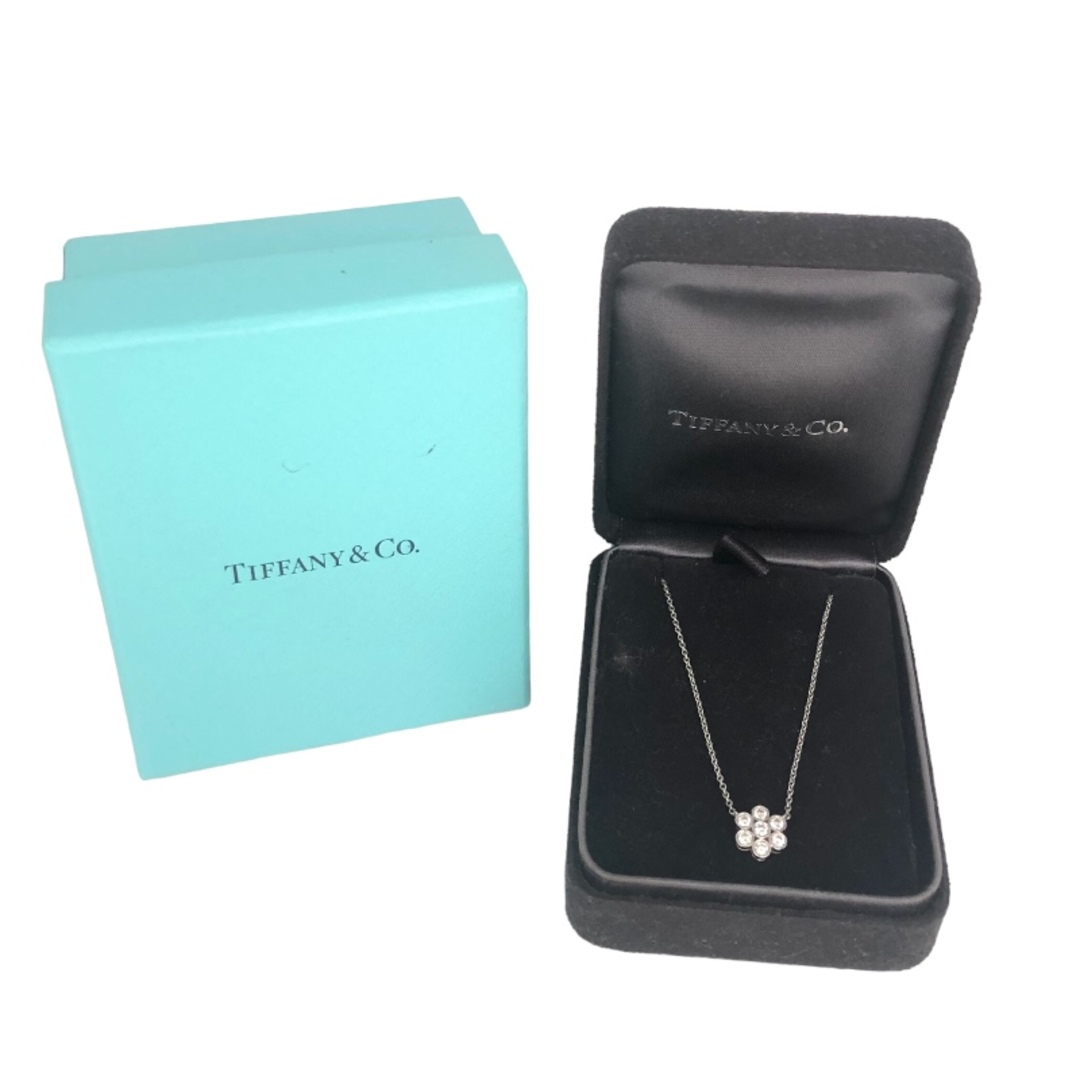 Tiffany & Co.(ティファニー)の　ティファニー TIFFANY＆CO ガーデンフラワー　ダイヤネックレス　Pt950 Pt950 ダイヤモンド ジュエリー レディースのアクセサリー(ネックレス)の商品写真