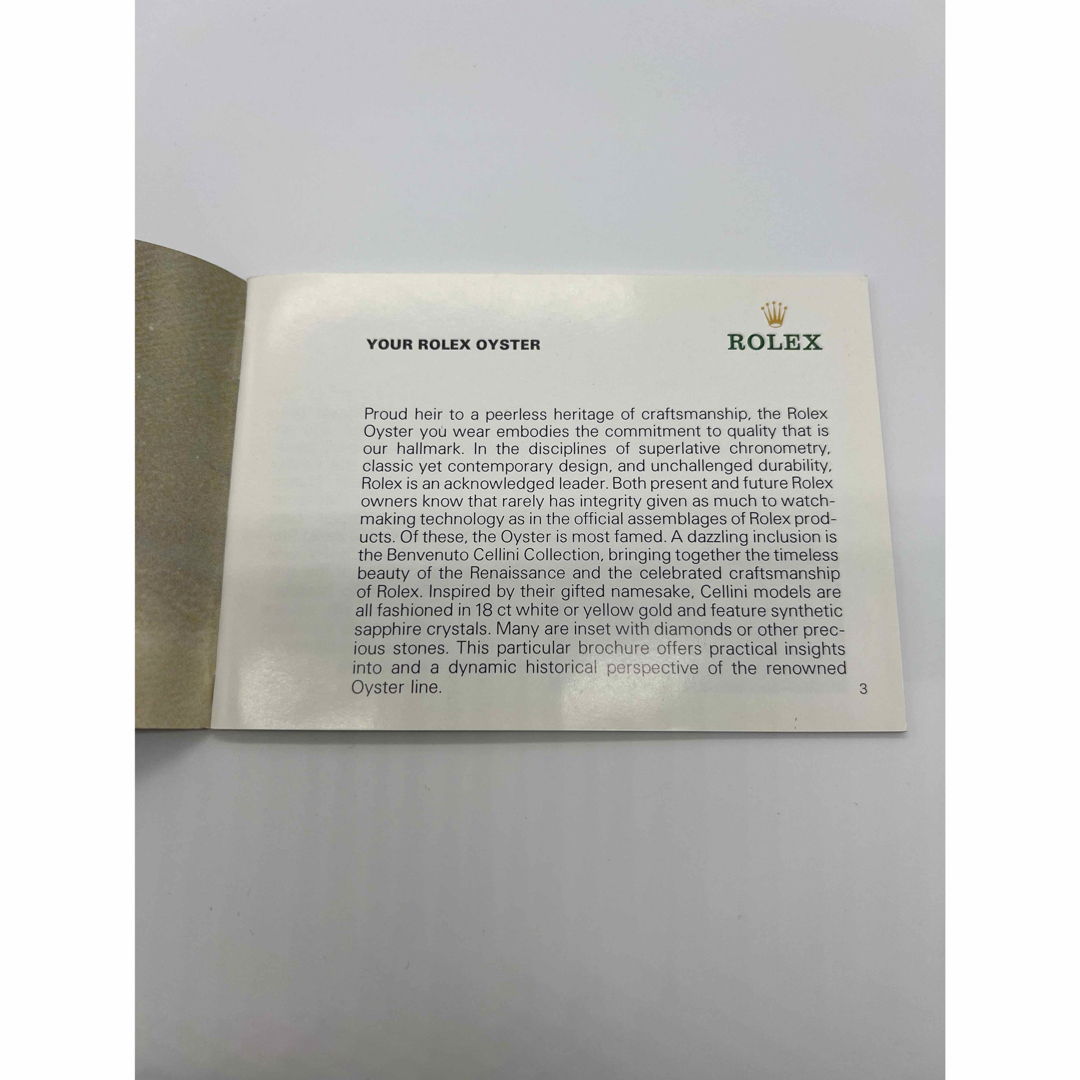 ROLEX(ロレックス)のロレックス ROLEX 1999年 デイトナ冊子 オイスター冊子 16520  メンズの時計(その他)の商品写真