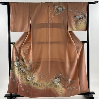 訪問着 身丈158.5cm 裄丈64cm 正絹 秀品 【中古】(着物)