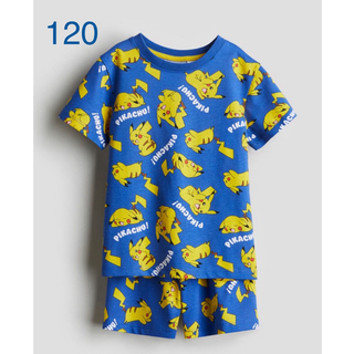 エイチアンドエム(H&M)の新品未開封　ポケモン　パジャマ　半袖　120-130(パジャマ)