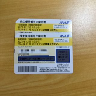 エーエヌエー(ゼンニッポンクウユ)(ANA(全日本空輸))のANA株主優待券2枚(その他)