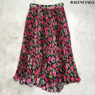 BALENCIAGA バレンシアガ 2017SS 花柄 プリーツスカート 36商品名