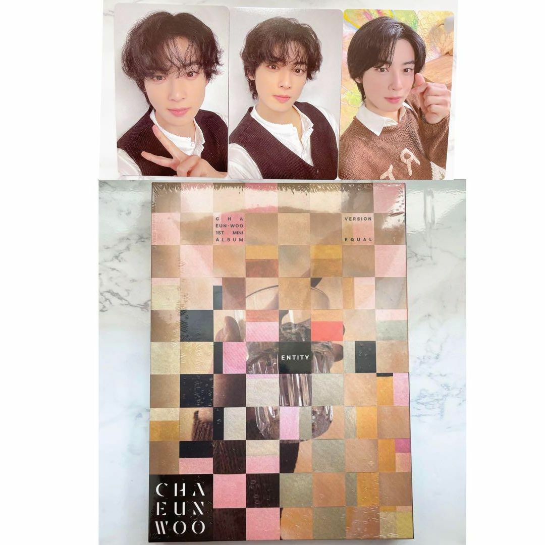 チャウヌ　ミニアルバム　ENTITY EQUAL ver. 封入トレカ３枚付き② エンタメ/ホビーのCD(K-POP/アジア)の商品写真