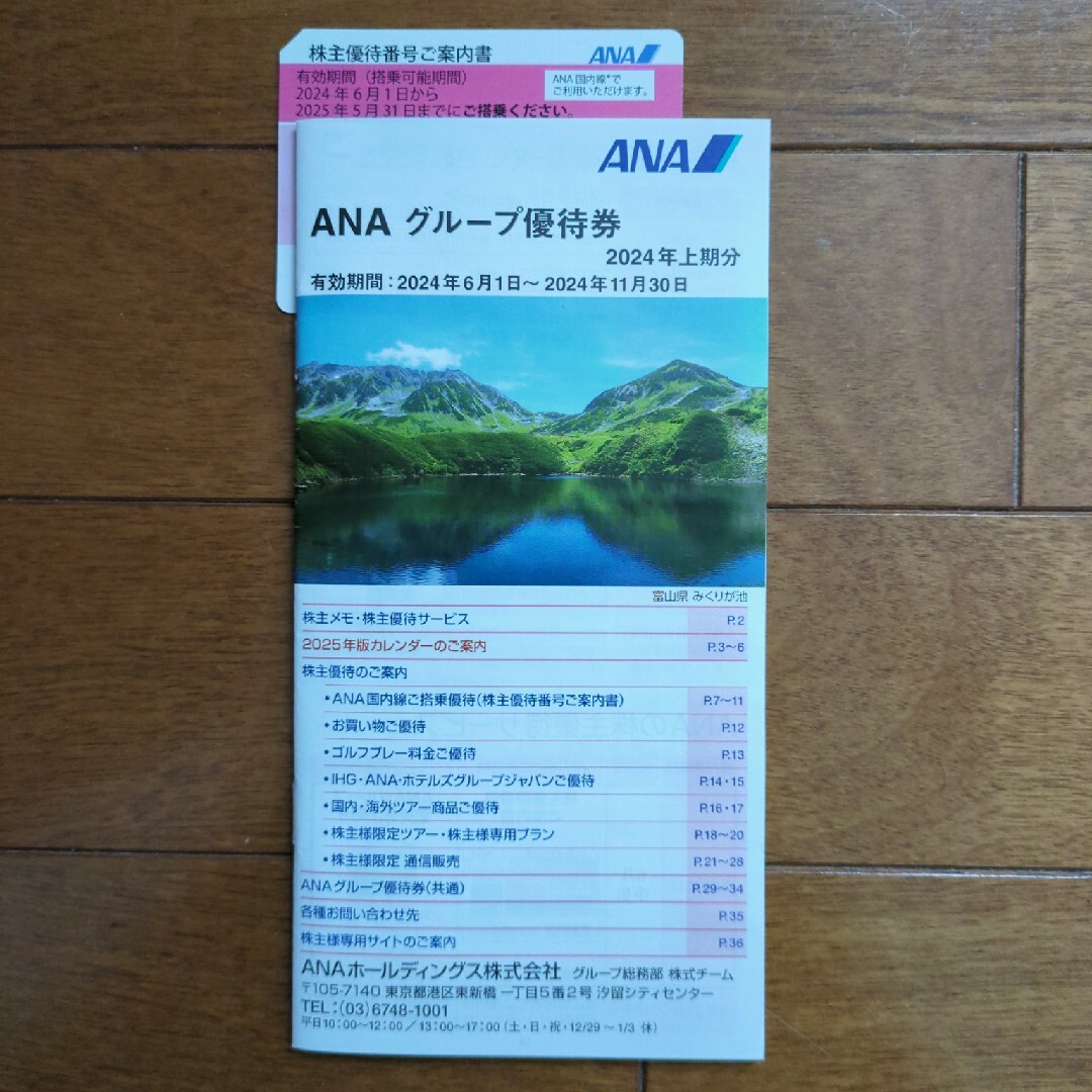 ANA株主優待券 チケットの優待券/割引券(その他)の商品写真