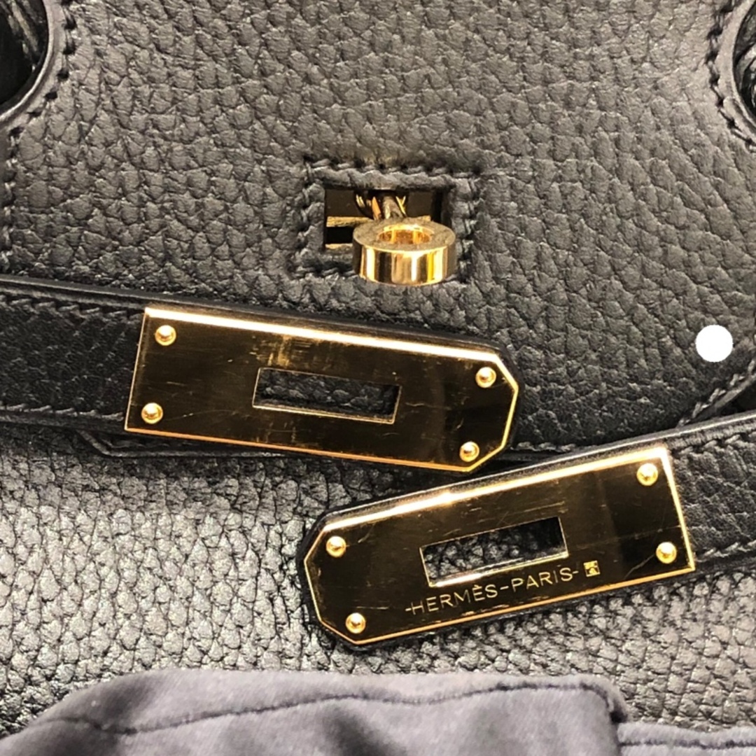 Hermes(エルメス)の　エルメス HERMES バーキン35 □B刻 ブラック 　GD金具 アルデンヌ ユニセックス ハンドバッグ レディースのバッグ(ハンドバッグ)の商品写真