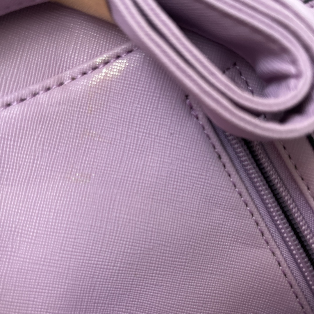 レディース　パープル　リュックサック 巾着型　パックパック　ショルダーバッグ レディースのバッグ(ショルダーバッグ)の商品写真