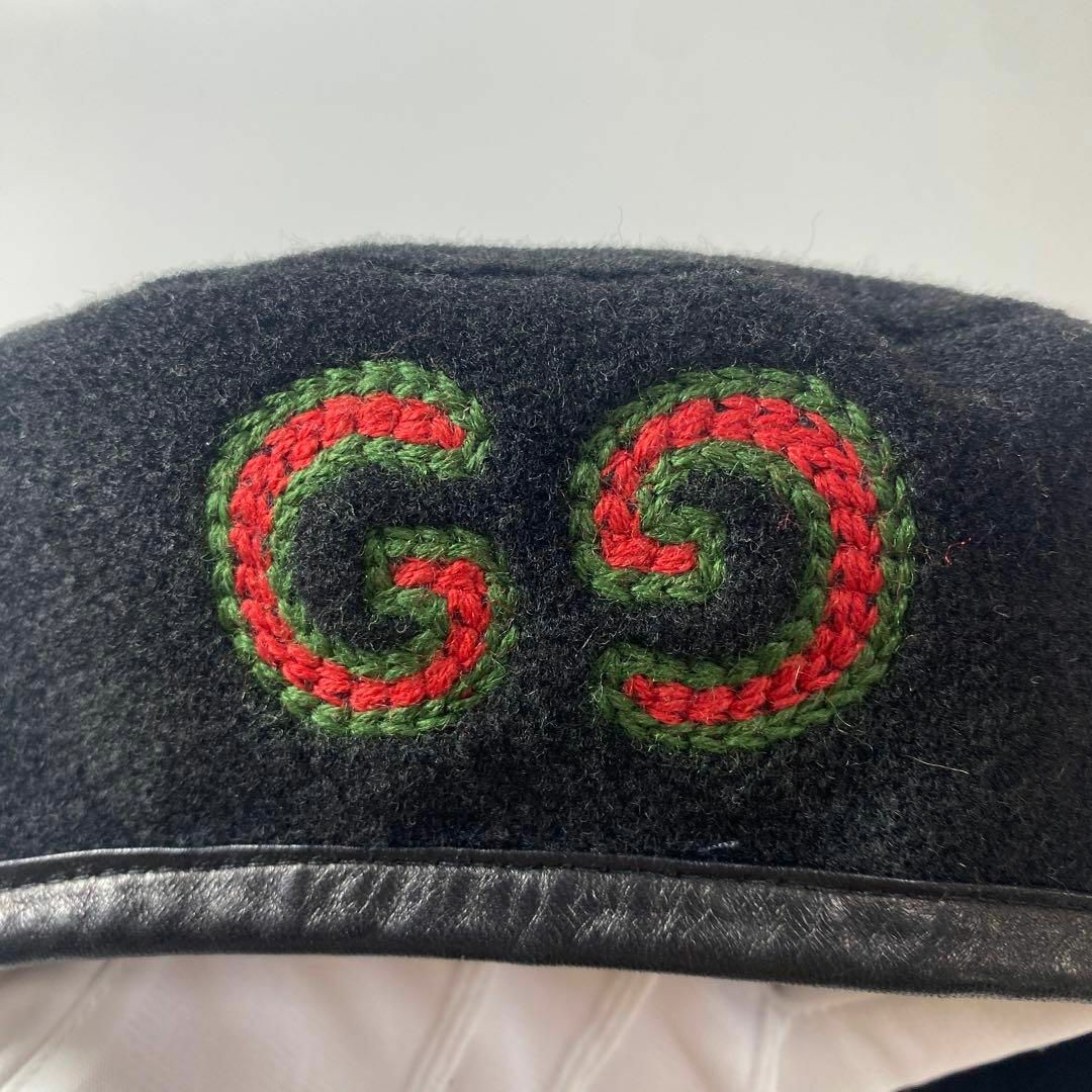 Gucci(グッチ)のグッチ GUCCI ベレー帽 GGマーク Mサイズ 577862 レディースの帽子(ハンチング/ベレー帽)の商品写真