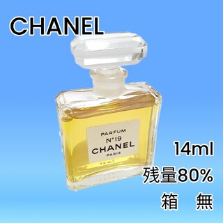 シャネル(CHANEL)のCHANEL　シャネル　N°19 　PAFUM　箱無し　14ml　残量80%(香水(女性用))
