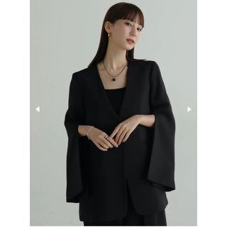 slit sleeve jaket louren