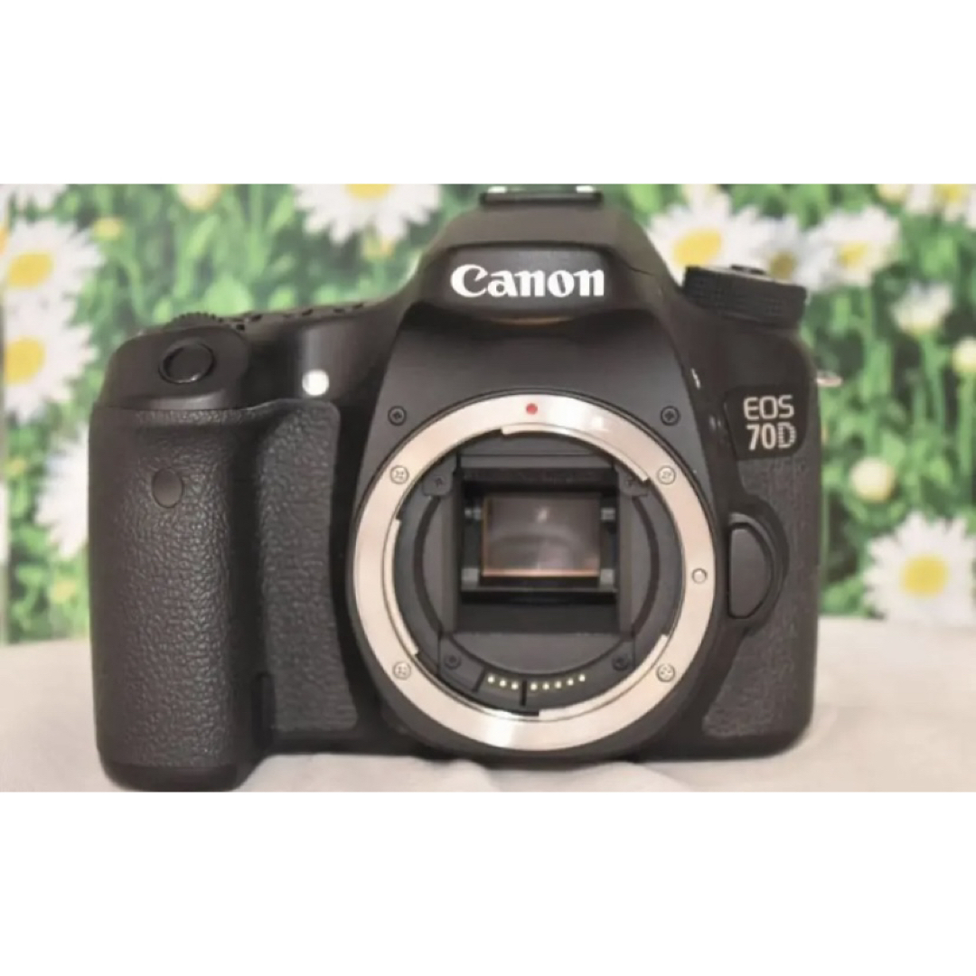 Canon(キヤノン)の❤Canon EOS 70D トリプル❤爆速連写一眼レフ WiFi搭載！❤ スマホ/家電/カメラのカメラ(デジタル一眼)の商品写真