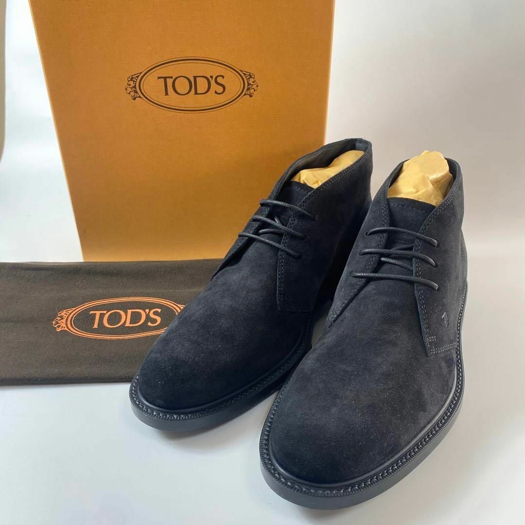 TOD'S(トッズ)の未使用 トッズ TOD's デザートブーツ メンズ スエード メンズの靴/シューズ(ブーツ)の商品写真