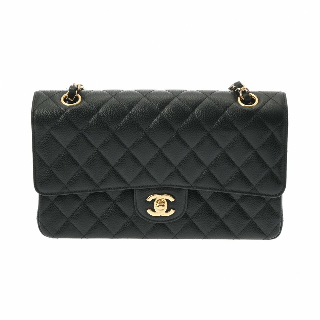 CHANEL(シャネル)の中古 シャネル CHANEL A01112 22番台 レディース ショルダーバッグ マトラッセ ブラック /ゴールド金具 グレインドカーフスキン レディースのバッグ(ショルダーバッグ)の商品写真