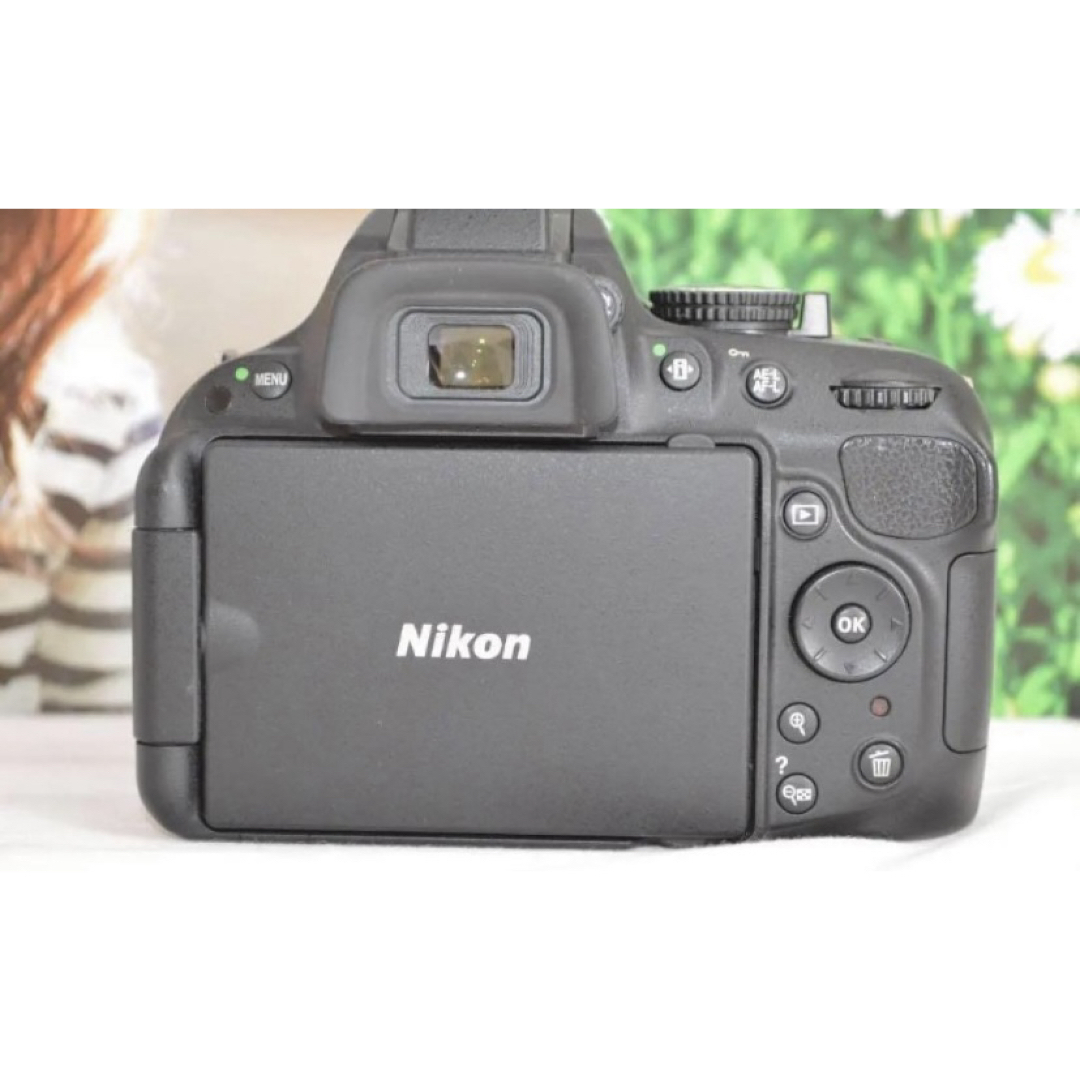 Nikon(ニコン)の❤高画質＆カンタン操作❤Nikon D5200 一眼レフカメラ 美品レンズセット スマホ/家電/カメラのカメラ(デジタル一眼)の商品写真