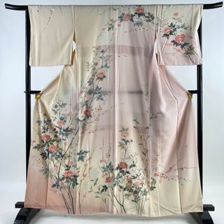 訪問着 身丈162cm 裄丈66cm 正絹 名品 【中古】(着物)