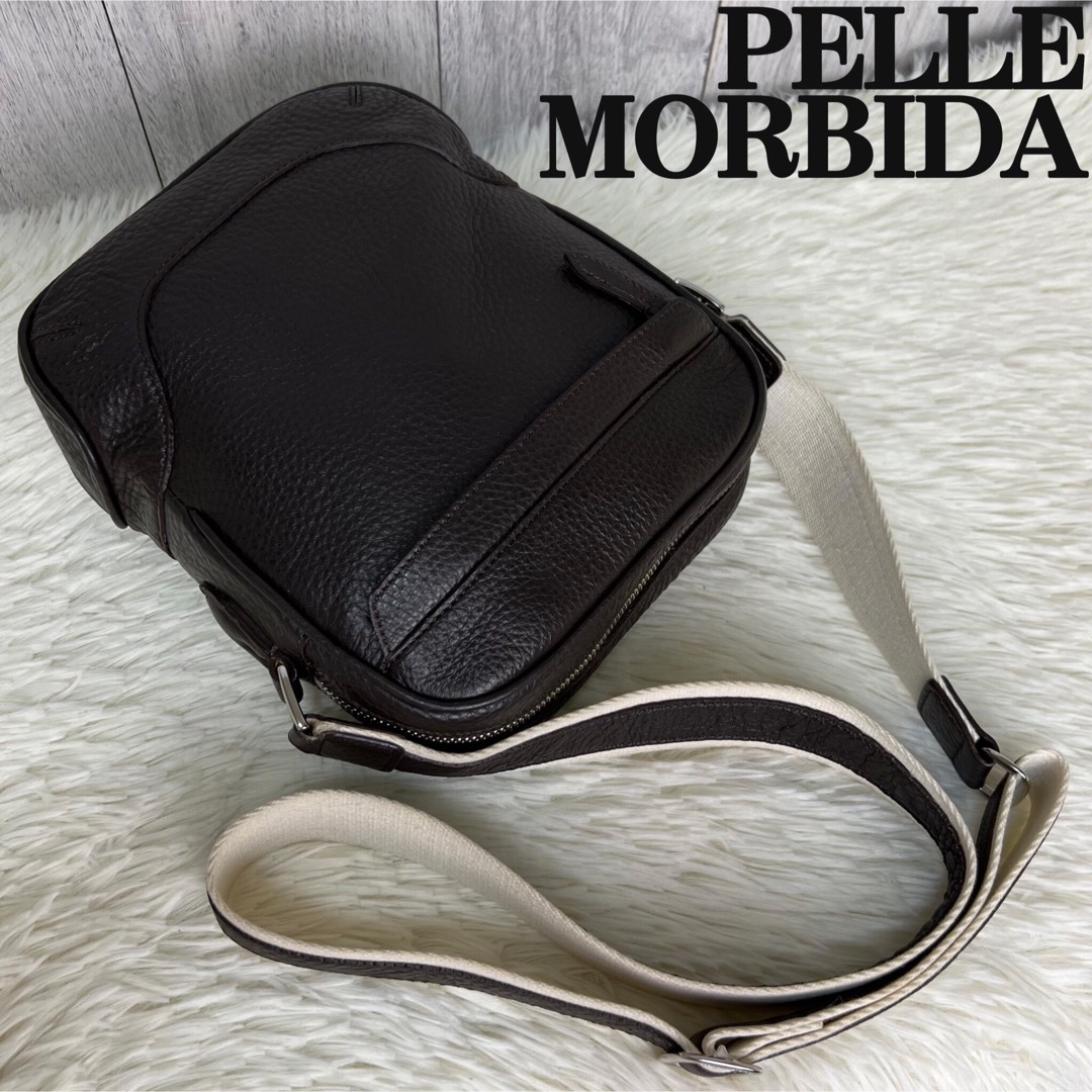PELLE MORBIDA(ペッレ モルビダ)の人気♡美品♡シュリンクレザー♡ペッレモルビダ ショルダーバッグ メンズのバッグ(ショルダーバッグ)の商品写真