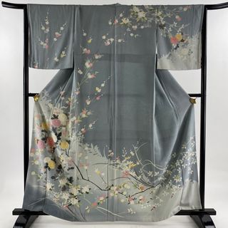 訪問着 身丈162cm 裄丈64.5cm 正絹 名品 【中古】(着物)