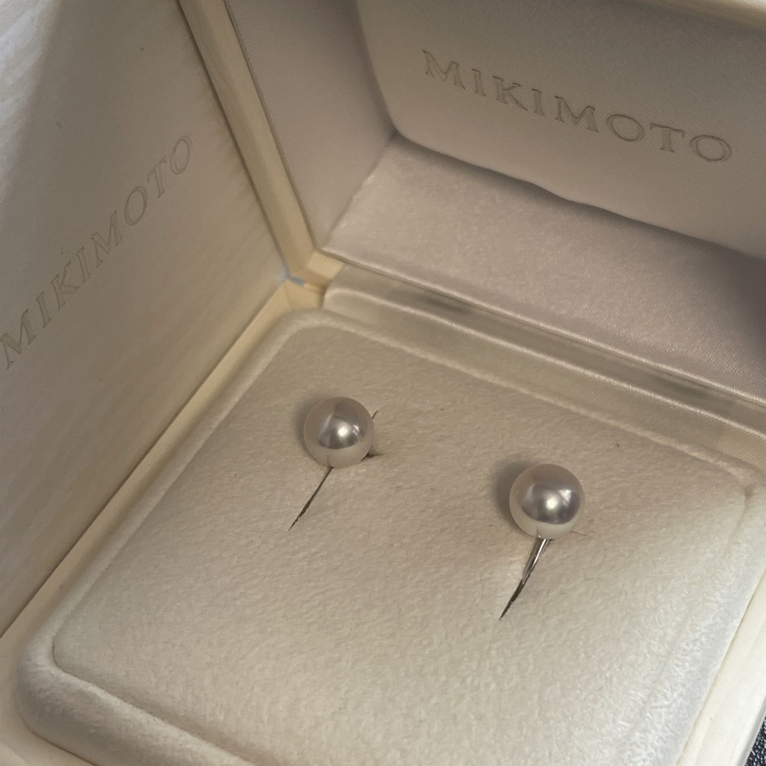 MIKIMOTO(ミキモト)の【超美品】ミキモトアコヤパールイヤリング8.6mm k18 レディースのアクセサリー(イヤリング)の商品写真