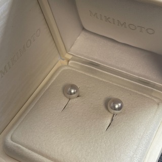 MIKIMOTO - 【超美品】ミキモトアコヤパールイヤリング8.6mm k18