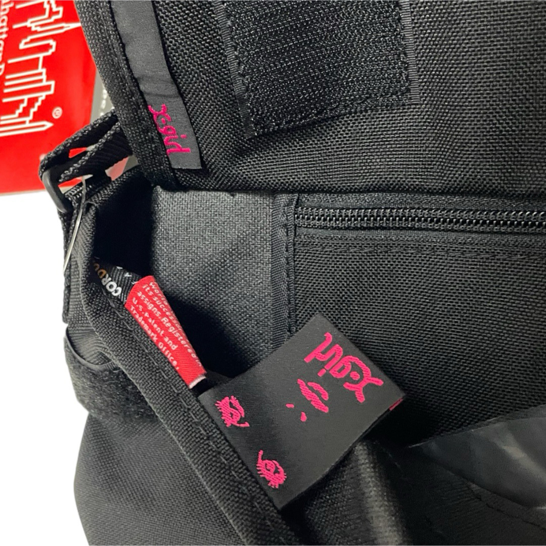 X-girl(エックスガール)の新品 X-girl×マンハッタンポーテージ メッセンジャーバッグ ラメ 小 レディースのバッグ(ショルダーバッグ)の商品写真