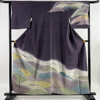 訪問着 身丈156.5cm 裄丈64.5cm M 正絹 美品 逸品(着物)