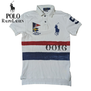 ポロラルフローレン(POLO RALPH LAUREN)のPOLO RALPH LAUREN ホワイト ビッグポニー ヨット ポロシャツ(ポロシャツ)