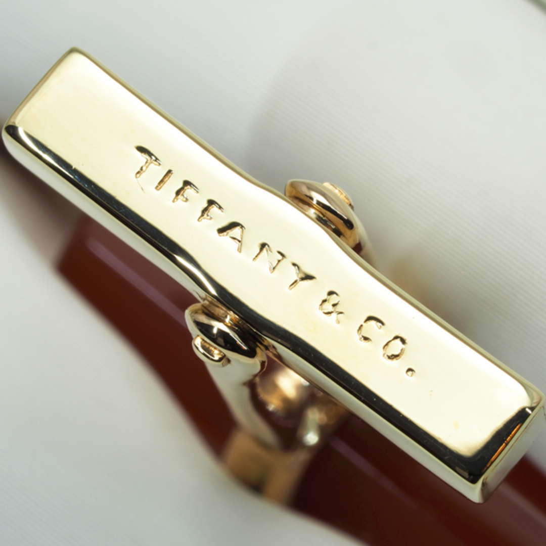 Tiffany & Co.(ティファニー)のティファニー カフス カーネリアン   K14YG  レディースのアクセサリー(その他)の商品写真