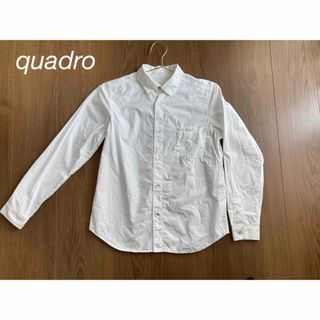 クアドロ(QUADRO)のquadro 白シャツ(シャツ/ブラウス(長袖/七分))