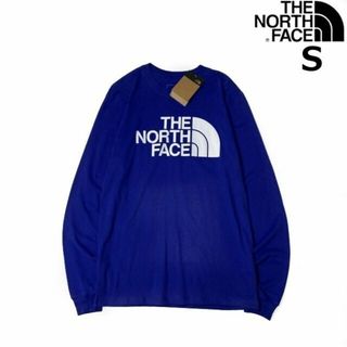 ザノースフェイス(THE NORTH FACE)のノースフェイス 長袖 Tシャツ ロンT US限定 ロゴ(S)青 180902(Tシャツ/カットソー(七分/長袖))