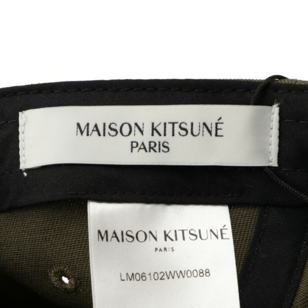 MAISON KITSUNE'(メゾンキツネ)のメゾンキツネ/MAISON KITSUNE 帽子 メンズ PALAIS ROYAL 5P CAP キャップ KHAKI LM06102WW0088-0001-P360 _0410ff メンズの帽子(キャップ)の商品写真